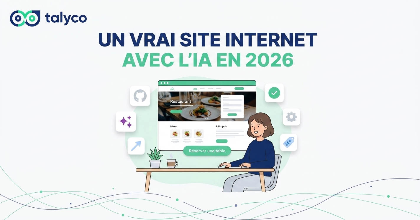 Comment faire un vrai site internet avec l'IA en 2026